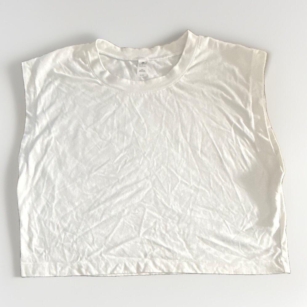 90 Degree By Reflex Women’s White Tank Top Shirt Size L